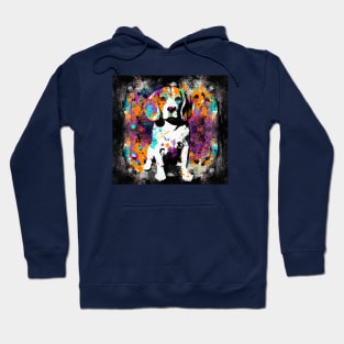 Beagle Dog Stencil Artwork Hoodie